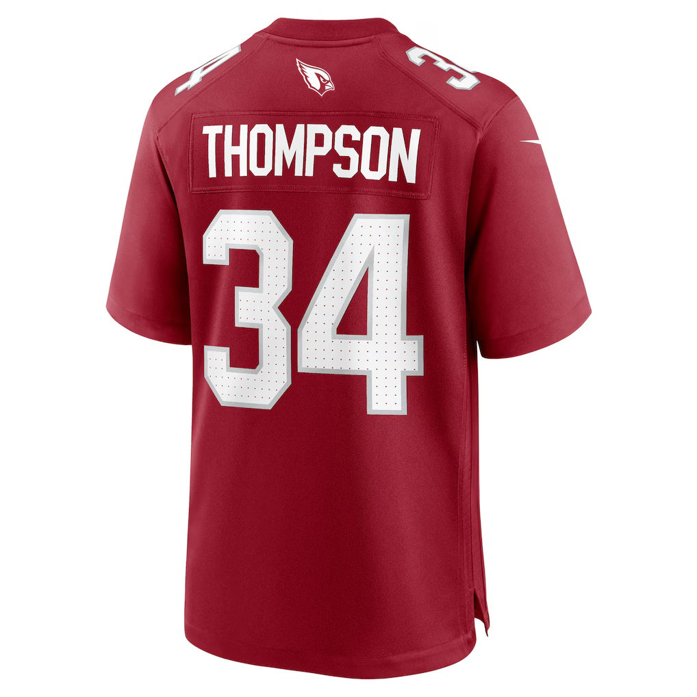 A.Cardinals #34 Jalen Thompson Cardinal MWATKINS Team Game Jersey