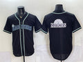 Seattle Mariners Team Big Logo 2026 Fashion Replica Black MWATKINS Out Stitched Jersey