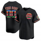 Custom Chicago Cubs Mexico Vapor Premier Limited Jersey ¨C Black MWATKINS