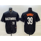 Baltimore Orioles #39 Corbin Burnes Number Black MWATKINS 2023 City Connect Cool Base Stitched Jerseys