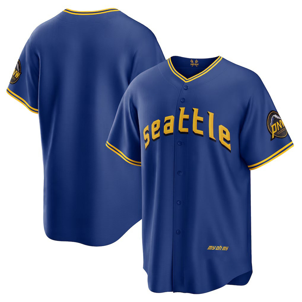 Seattle Mariners Royal MWATKINS City Connect Replica Jersey