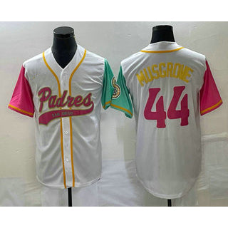 San Diego Padres #44 Joe Musgrove White MWATKINS NEW 2023 City Connect Cool Base Stitched Jersey 2