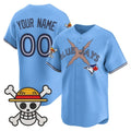 Custom Toronto Blue Jays x One Piece Blue MWATKINS Vapor Premier Limited Jersey - Stitched