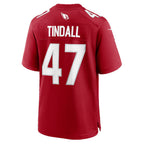 A.Cardinals #47 Channing Tindall MWATKINS Cardinal Team Game Jersey