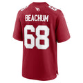 A.Cardinals #68 Kelvin Beachum Cardinal MWATKINS Team Game Jersey