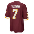 W.Football Team #7 Joe Theismann Burgundy MWATKINS Retired Player Jersey