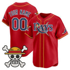 Custom Tampa Bay Rays x One Piece Red MWATKINS Vapor Premier Limited Jersey - Stitched