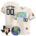 Custom Houston Astros Cactus Jack Astro World Vapor Premier Limited Jersey ¨C All Stitched-Cream MWATKINS