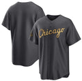 Chicago White Sox Blank Charcoal MWATKINS 2022 All-Star Cool Base Stitched Jersey