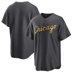 Chicago White Sox Blank Charcoal MWATKINS 2022 All-Star Cool Base Stitched Jersey