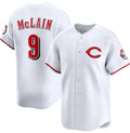 Cincinnati Reds #9 Matt McLain White MWATKINS 2025 Home Limited Stitched Jersey