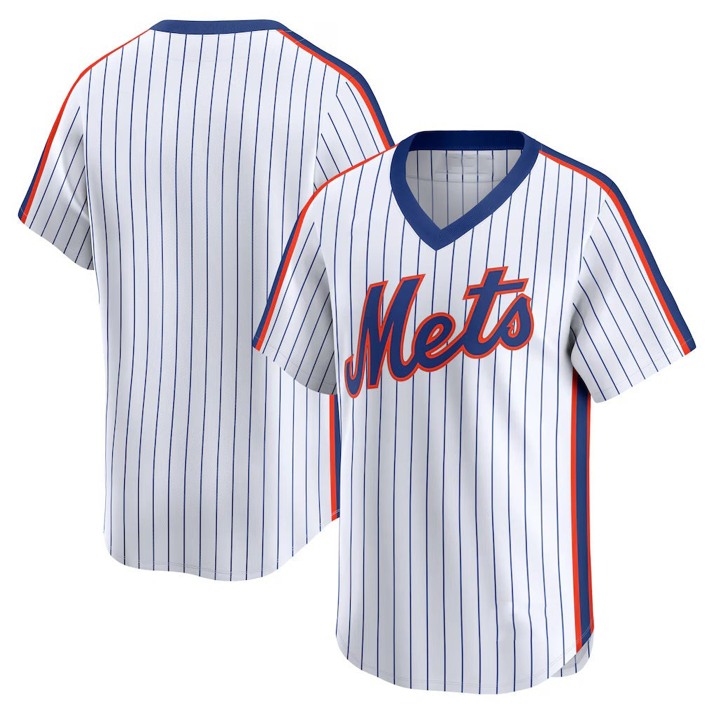 New York Mets White MWATKINS Throwback Cooperstown Collection Limited Jersey