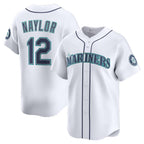 Seattle Mariners #12 Josh Naylor White MWATKINS Home Limited Jersey