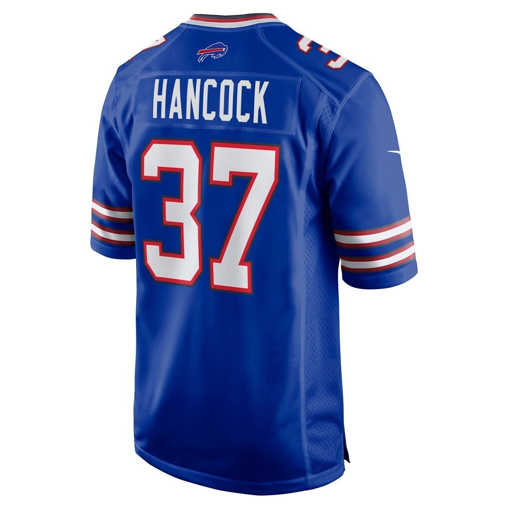 B.Bills #37 Jordan Hancock Royal MWATKINS Team Game Jersey