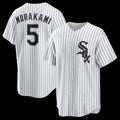 Chicago White Sox #5 Munetaka Murakami White MWATKINS Home Replica Jersey