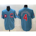 Chicago Cubs #4 Pete Crow-Armstrong Blue MWATKINS 2025 Tokyo Series 2nd Alternate Limited Stitched Jersey 2