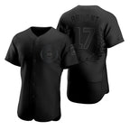 Chicago Cubs #17 Kris Bryant Black MWATKINS Flexbase Fashion Jersey