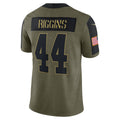 W.Football Team #44 John Riggins Olive MWATKINS Salute To Service Retired Player Limited Jersey