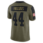W.Football Team #44 John Riggins Olive MWATKINS Salute To Service Retired Player Limited Jersey