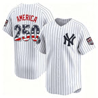 New York Yankees #250 AMERICA White MWATKINS USA 250 Fourth of July Limited Stitched Jersey