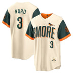Baltimore Orioles #3 Taylor Ward Natural MWATKINS 2026 City Connect Stadium Jersey