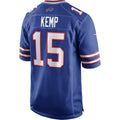 B.Bills #15 Jack Kemp Royal MWATKINS Game Retired Player Jersey