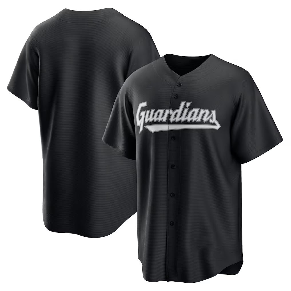 Cleveland Guardians Black MWATKINS Replica Jersey