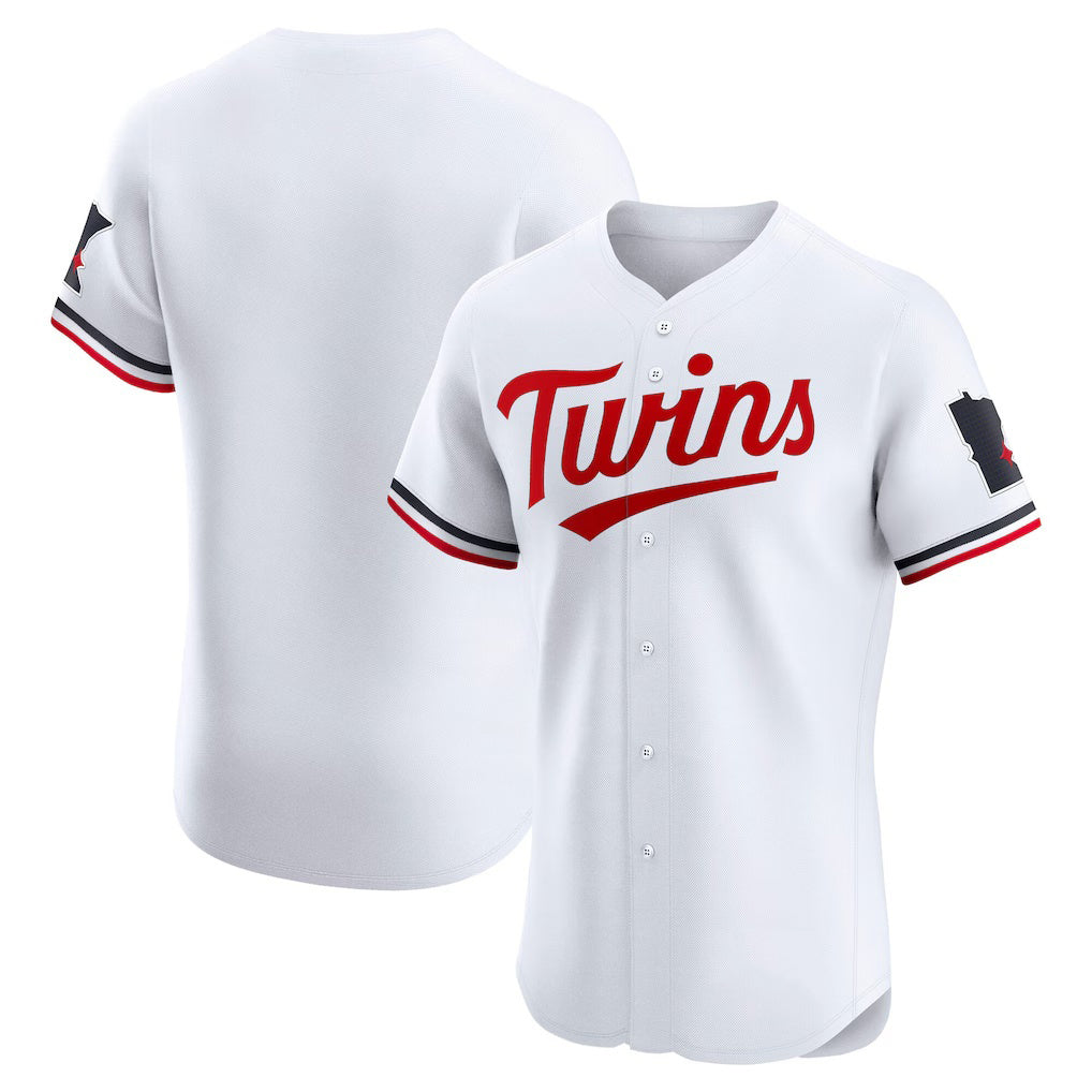 Minnesota Twins White MWATKINS Home Elite Jersey