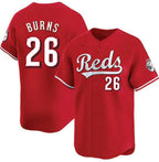 Cincinnati Reds #26 Chase Burns Red MWATKINS Limited Stitched Jersey