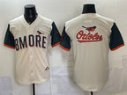Baltimore Orioles Team Big Logo Natural MWATKINS 2026 City Connect Stadium Stitched Jersey