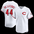 Cincinnati Reds #44 Elly De La Cruz White MWATKINS Alternate 2 Limited Player Jersey
