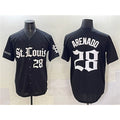 St. Louis Cardinals #28 Nolan Arenado Black MWATKINS 'Gothic Legacy Edition' Vapor Premier Limited Stitched Jersey