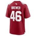 A.Cardinals #46 Aaron Brewer Cardinal MWATKINS Team Game