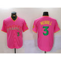 San Diego Padres #3 Jackson Merrill Pink MWATKINS Player Number Fashion Jersey 2