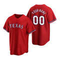 Custom Texas Rangers Red MWATKINS 2020 Stitched Cool Base Jersey