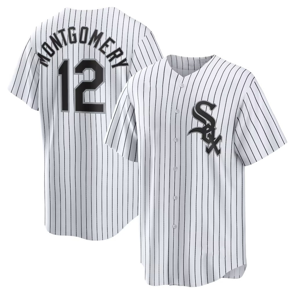 Chicago White Sox #12 Colson Montgomery White MWATKINS Home Replica Jersey