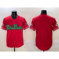 Philadelphia Phillies Blank Red MWATKINS Phanatic Limited Stitched Jersey