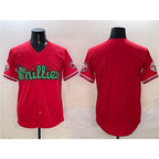 Philadelphia Phillies Blank Red MWATKINS Phanatic Limited Stitched Jersey