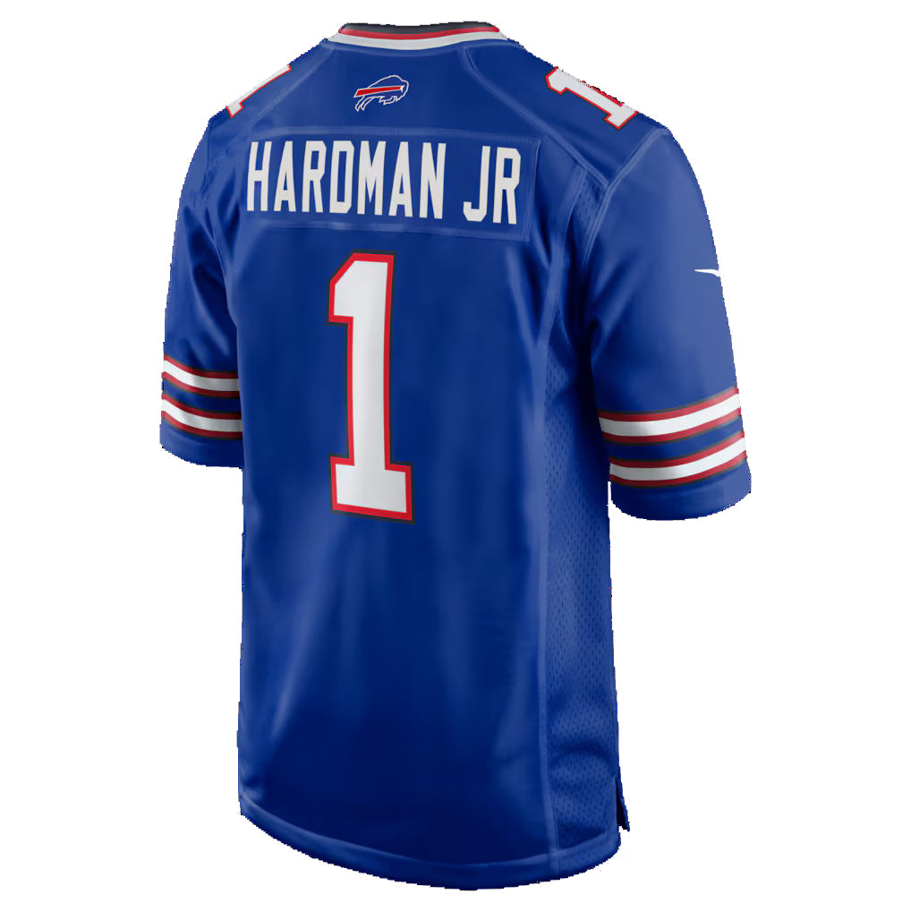 B.Bills #1 Mecole Hardman Royal MWATKINS Team Game Jersey