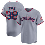 Cleveland Guardians #38 Steven Kwan Gray MWATKINS 2025 Alternate Limited Stitched Jersey