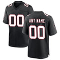 Custom A.Falcons Black MWATKINS Throwback Game Jersey
