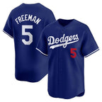 Los Angeles Dodgers #5 Freddie Freeman Royal MWATKINS Limited Stitched Jersey 2