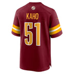 W.Commanders #51 Ale Kaho Burgundy MWATKINS Team Game Jersey