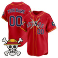 Custom Houston Astros x One Piece Red MWATKINS Vapor Premier Limited Jersey - Stitched