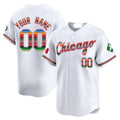 Custom Chicago White Sox Mexico Vapor Premier Limited Jersey V3- All Stitched-White MWATKINS