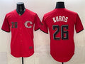Cincinnati Reds #26 Chase Burns Red MWATKINS 2026 City Connect Stadium Stitched Jersey