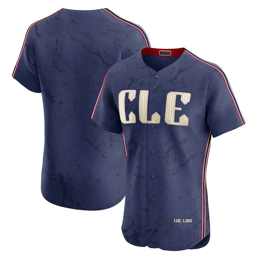 Cleveland Guardians Navy MWATKINS City Connect Elite Jersey