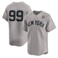 New York Yankees #99 Aaron Judge Gray MWATKINS 2024 World Series Limited Stitched Jersey
