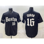 Boston Red Sox #16 Jarren Duran Black MWATKINS Gothic Vapor Limited Stitched Jersey
