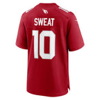 A.Cardinals #10 Josh Sweat Cardinal MWATKINS Game Player Jersey